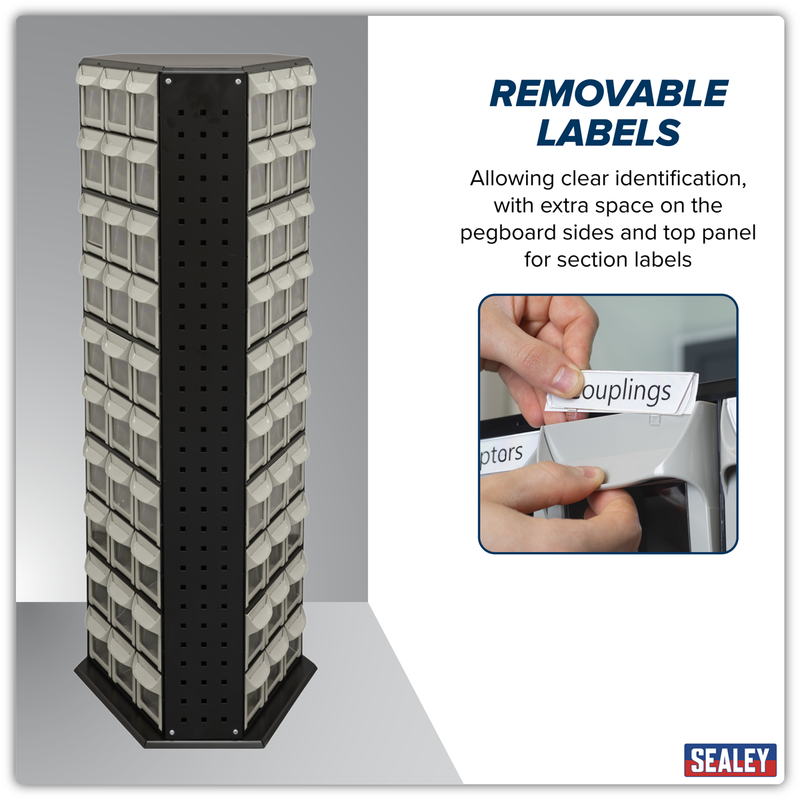 Sealey Rotating Storage Cabinet System 90 Drawer 450x520x1280mm