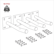 Sealey Wall Mounting Storage Hooks Set of 4 - 50kg Capacity