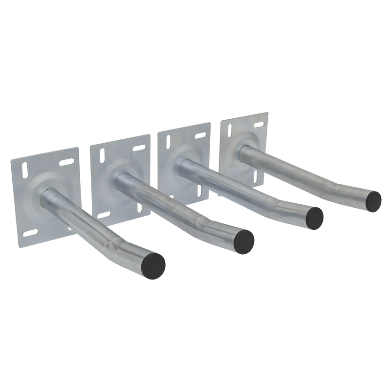 Sealey Wall Mounting Storage Hooks Set of 4 - 50kg Capacity