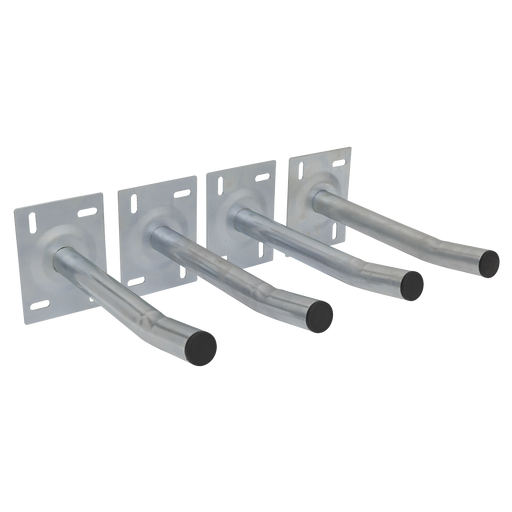 Sealey Wall Mounting Storage Hooks Set of 4 - 50kg Capacity