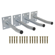 Sealey Wall Mounting Storage Hooks Set of 4 - 50kg Capacity