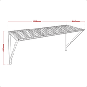 Sealey Heavy-Duty Wall Mounting Storage Rack 100kg Capacity