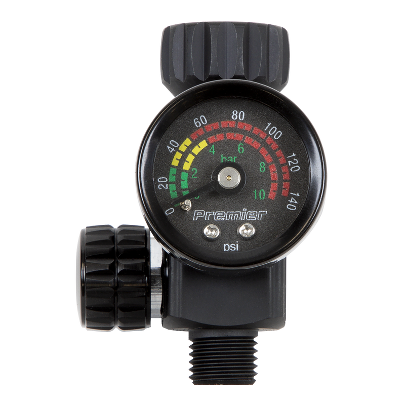 Sealey Premier Air Pressure Regulator Gauge AR02 140psi 17cfm