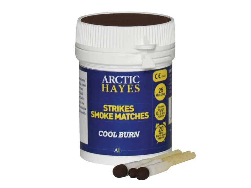 Arctic Hayes 'Strikes' Smoke Matches (Tub 25) - 333000