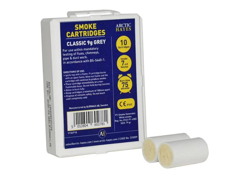 Arctic Hayes Smoke Cartridges Classic 9g White (Pack 10) - 333009