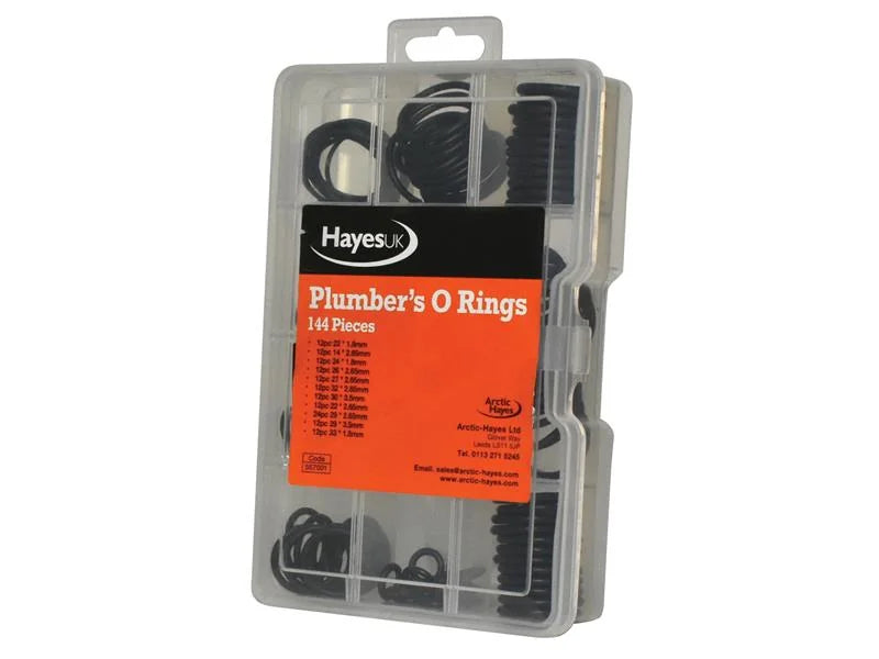 Arctic Hayes Plumber's O-Ring Kit, 144 Piece - 557001
