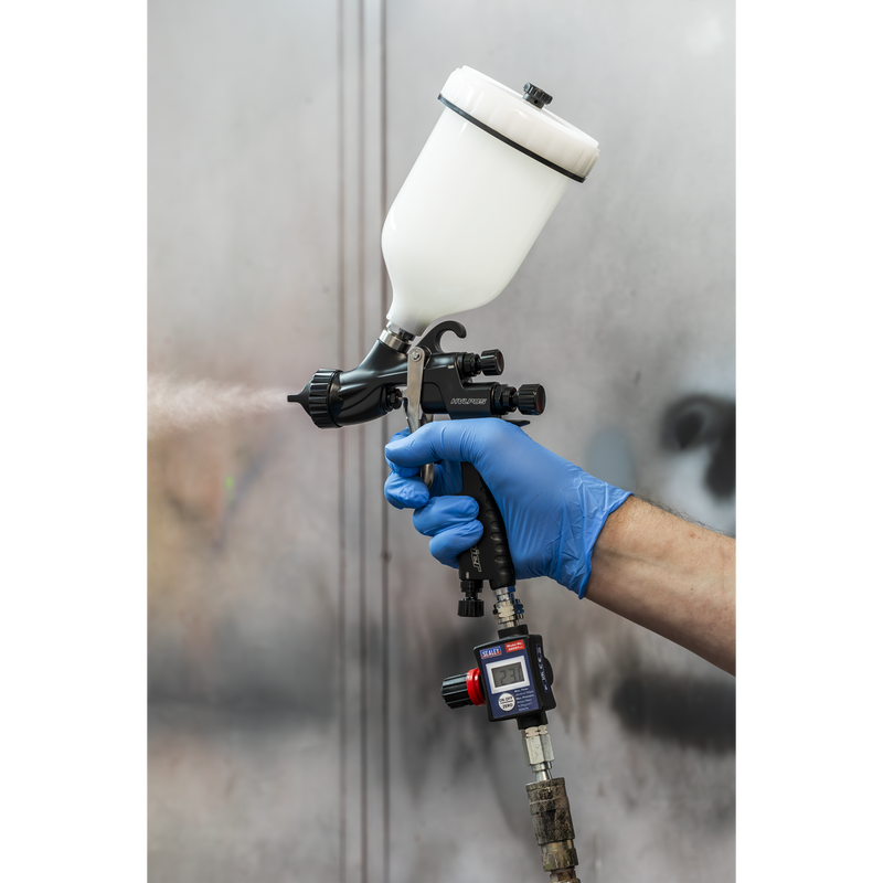 Sealey On-Gun Digital Pressure Regulator/Gauge 160psi