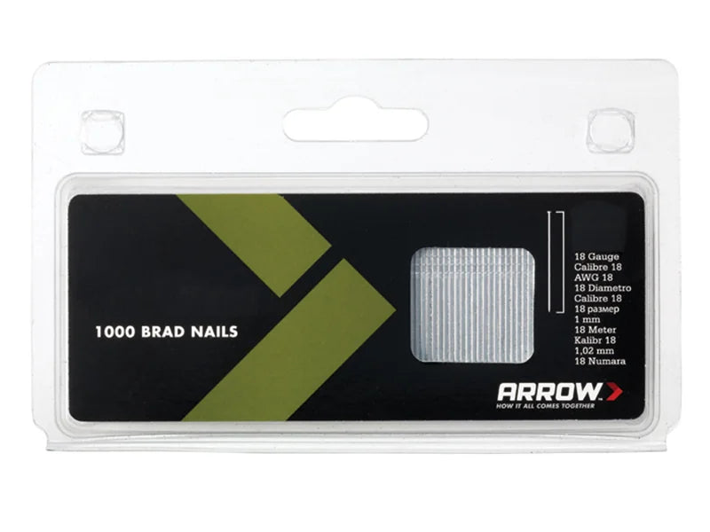 Arrow BN1832 Brad Nails 50mm 18g (Pack 1000) - ABN1832