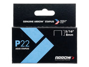 Arrow P22 Staples 8mm ( 5/16in) (Box 5050) - A225