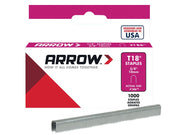 Arrow T18 Staples 10mm (3/8in) (Box 1000) - A186