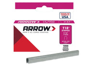 Arrow T18 Staples 11mm (7/16in) (Box 1000) - A187