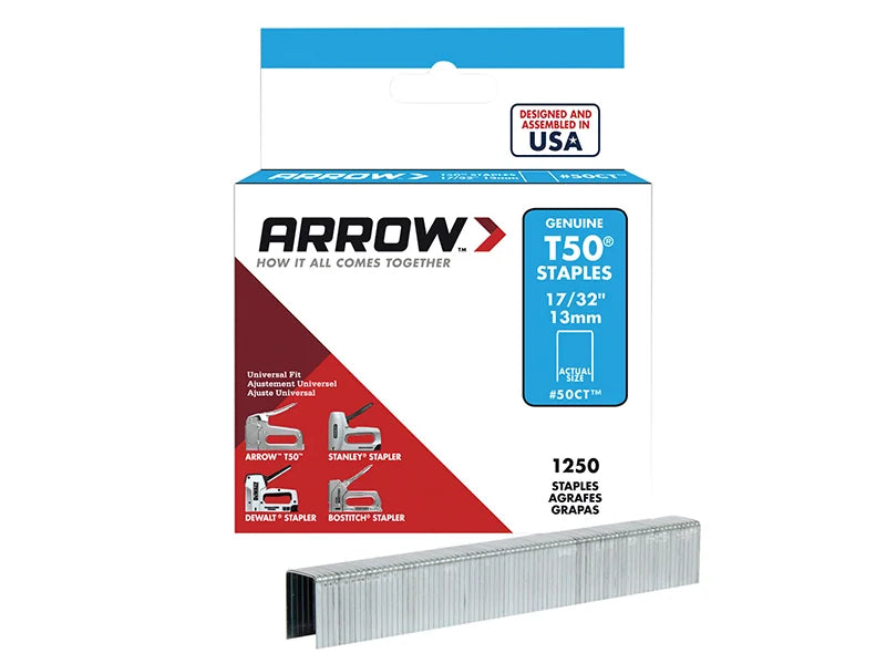 Arrow T50 Staples Ceiltile 13mm (Box 1250) - A50CT24