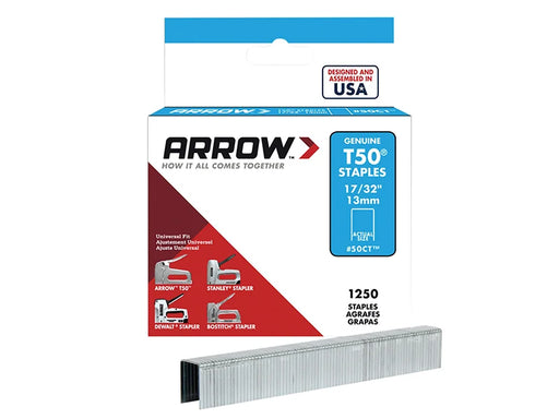 Arrow T50 Staples Ceiltile 13mm (Box 1250) - A50CT24