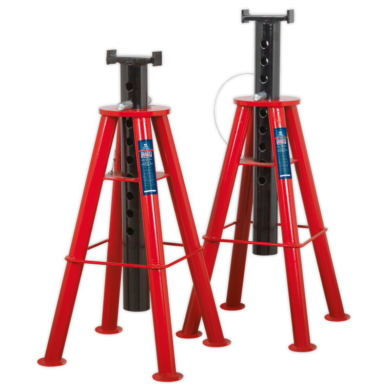 Sealey Premier Axle Stands 10 Tonne Capacity High Level AS10H
