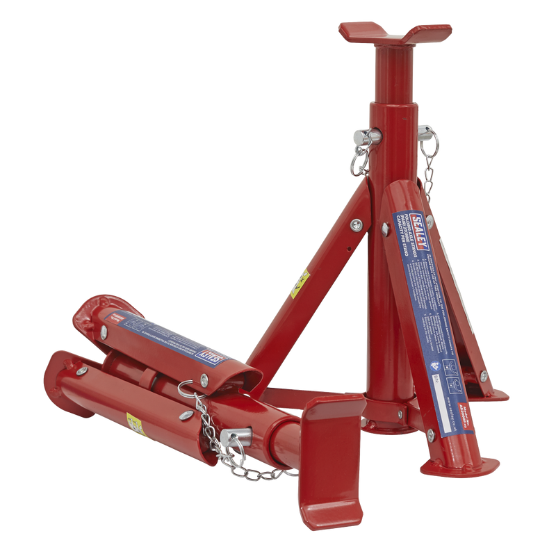 Sealey Folding Axle Stands AS2000F 2 Tonne Capacity (Pair)