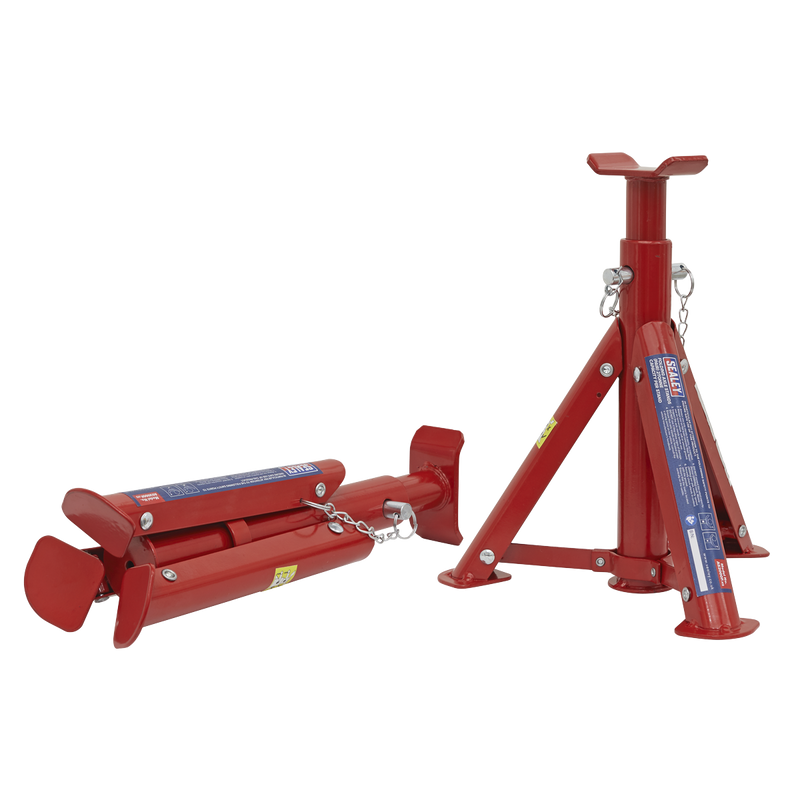 Sealey Folding Axle Stands AS2000F 2 Tonne Capacity (Pair)