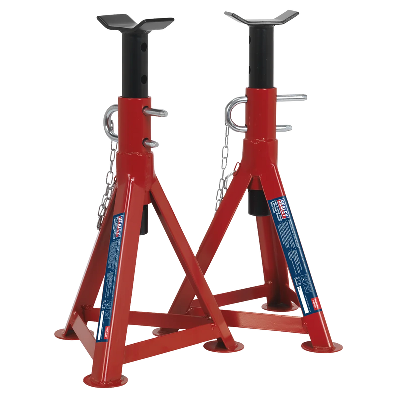 Sealey Axle Stands Pair 2.5 Tonne Capacity Max Height 506mm