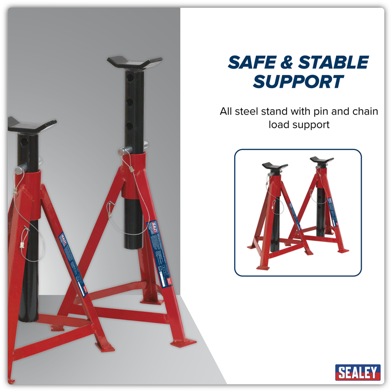 Sealey Axle Stands AS3000 2.5 Tonne Capacity Medium Height