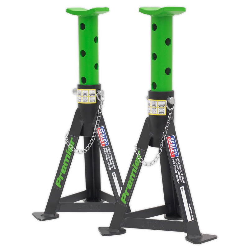 Sealey Premier 3 Tonne Trolley Jack with Axle Stands Combo Set