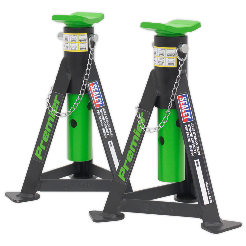Sealey Premier 3 Tonne Trolley Jack with Axle Stands Combo Set