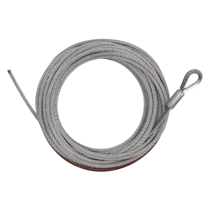 Sealey Wire Rope ATV1000W 4.8mm x 12m for Winch