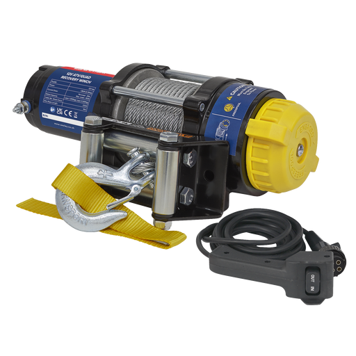 Sealey ATV/Quad Recovery Winch 1135kg 12V Model ATV1135