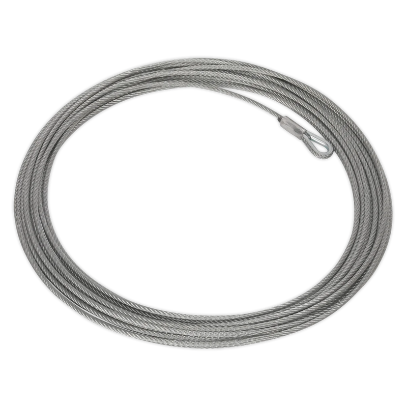 Sealey Wire Rope ATV1135 4.8mm x 15.2m for Recovery Winch