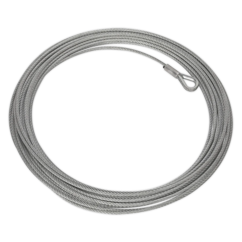Sealey Wire Rope ATV2040 5.4mm x 17m for Recovery Winch