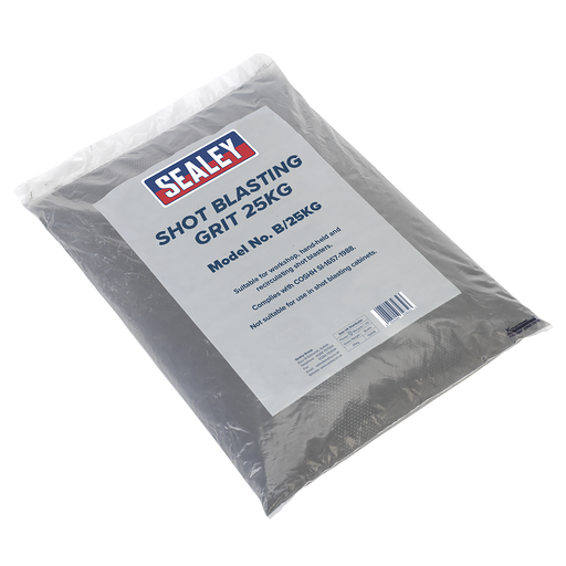 Sealey Shot Blasting Grit Bag 25kg - 200-700 Microns