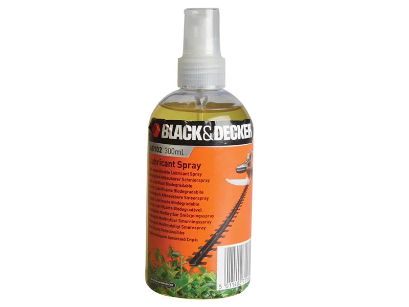 Black + Decker A6102 Hedge Trimmer Oil Spray 300ml - A6102-XJ