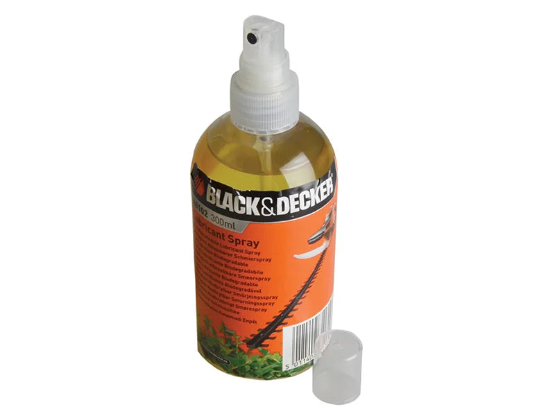 Black + Decker A6102 Hedge Trimmer Oil Spray 300ml - A6102-XJ