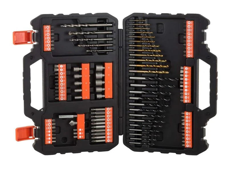Black + Decker A7200 Mixed Drilling and Screwdriving Set 109 Piece - A7200-XJ