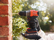 Black + Decker BCD383D1XK POWERCONNECT™ Hammer Drill 18V 1 x 2.0Ah Li-ion