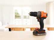 Black + Decker BCD383D1XK POWERCONNECT™ Hammer Drill 18V 1 x 2.0Ah Li-ion