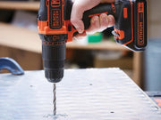 Black + Decker BCD700S1K 2 Gear Combi Drill 18V 1 x 1.5Ah Li-ion - BCD700S1K-GB