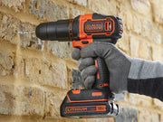 Black + Decker BCD700S1K 2 Gear Combi Drill 18V 1 x 1.5Ah Li-ion - BCD700S1K-GB
