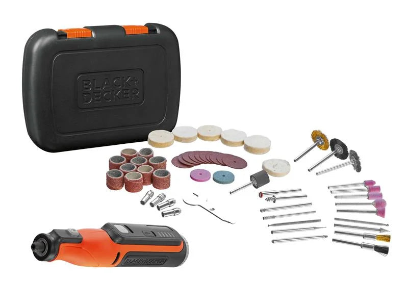 Black + Decker BCRT8IK Rotary Tool 7.2V - BCRT8IK-XJ
