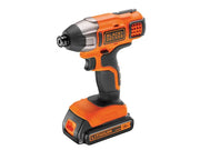 Black + Decker BDCIM18C1 Impact Driver 18V 1 x 1.5Ah Li-ion - BDCIM18C1-GB