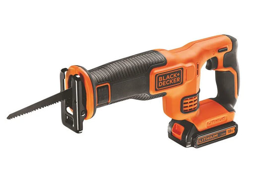 Black + Decker BDCR18C1 Reciprocating Saw 18V 1 x 1.5Ah Li-ion - BDCR18C1-GB