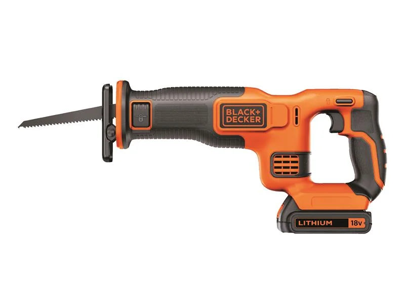 Black + Decker BDCR18C1 Reciprocating Saw 18V 1 x 1.5Ah Li-ion - BDCR18C1-GB