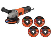 Black + Decker BEG010A5 Heritage Grinder 115mm 710W 240V - BEG010A5-GB
