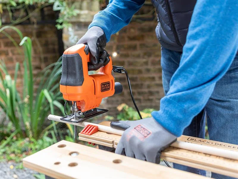 Black + Decker BES602 Single Speed Jigsaw 400W 240V - BES602-GB