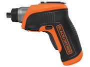 BLACK + DECKER CS3652LC Cordless Screwdriver & Right Angle Attachment 3.6V