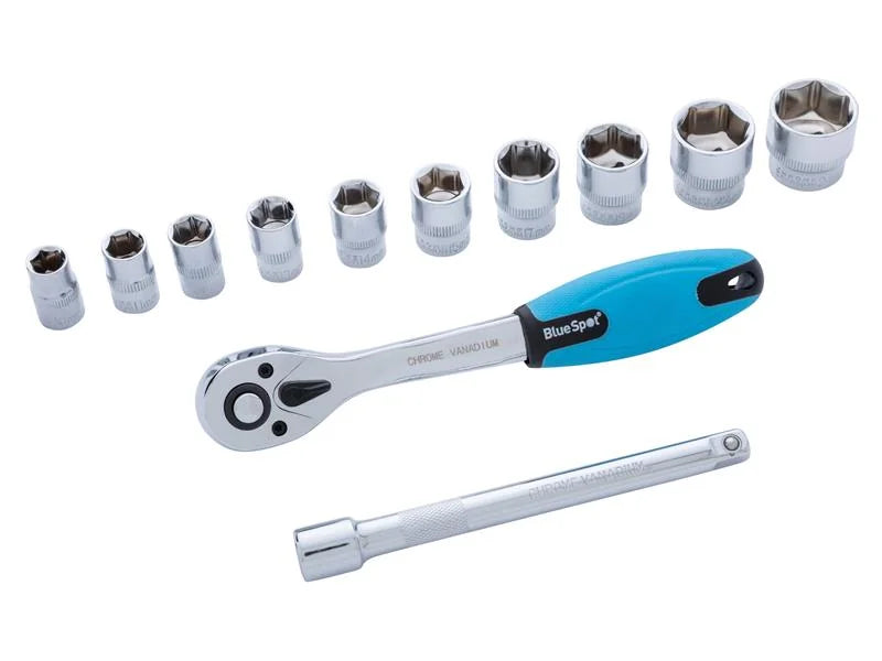 BlueSpot Tools 3/8in Drive Socket Set of 12 - 01502