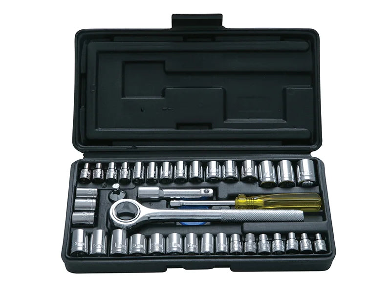 BlueSpot Tools Mixed Drive Socket Set, 40 Piece - 01535