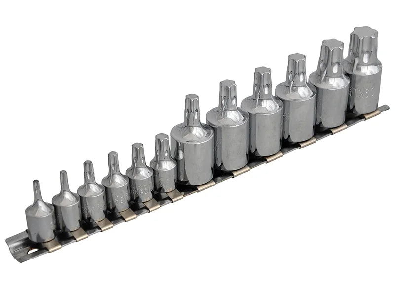 BlueSpot Tools Mixed Drive TORX Socket Set, 12 Piece - 01551