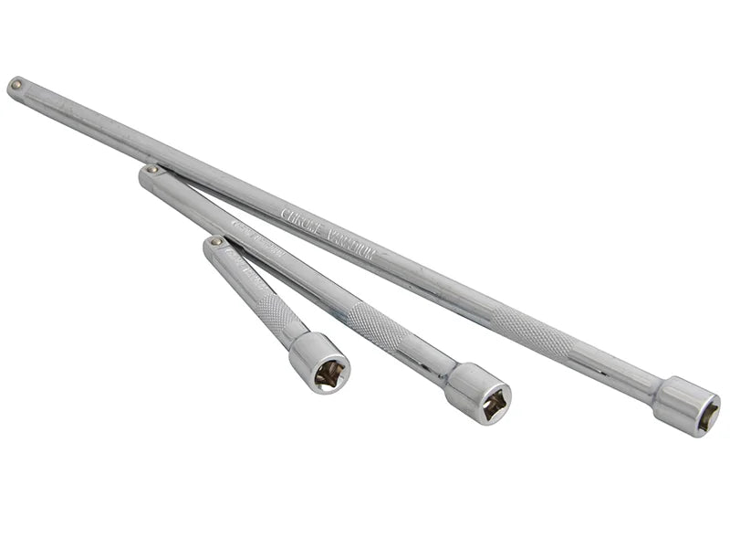 BlueSpot Tools Square Drive CV Extension Bar Set 3 Piece - 02074