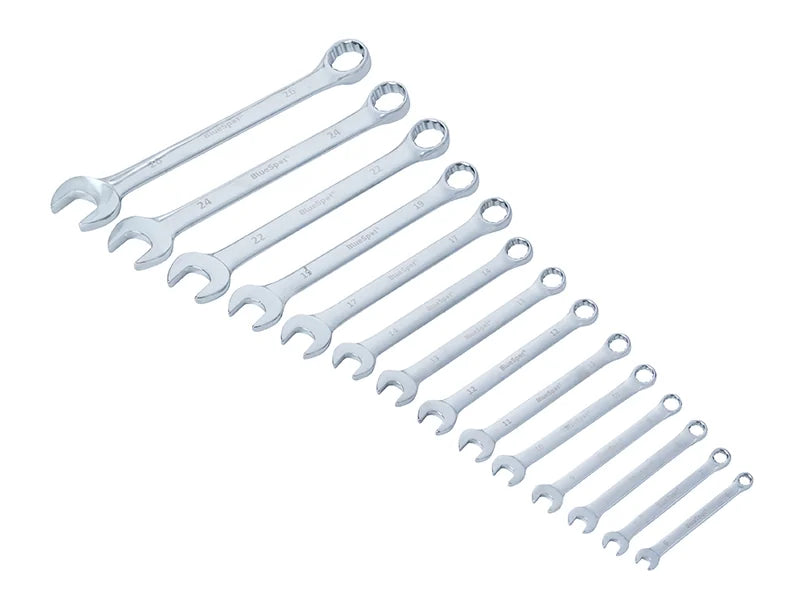 BlueSpot Tools Combination Spanner Set, 14 Piece - 04125