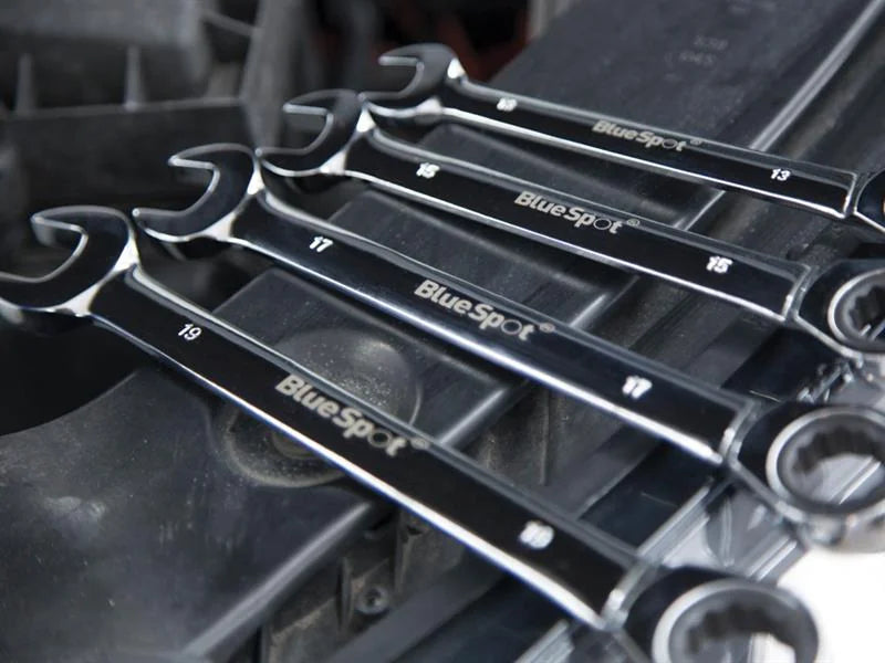 BlueSpot Tools Ratchet Spanner Set, 8 Piece - 04310