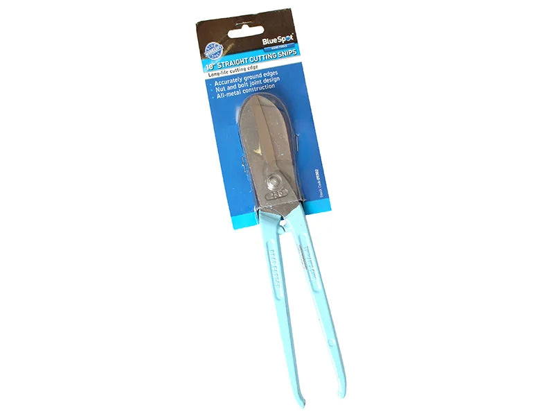 BlueSpot Tools Straight Cut Tin Snips 250mm (10in) - 09302